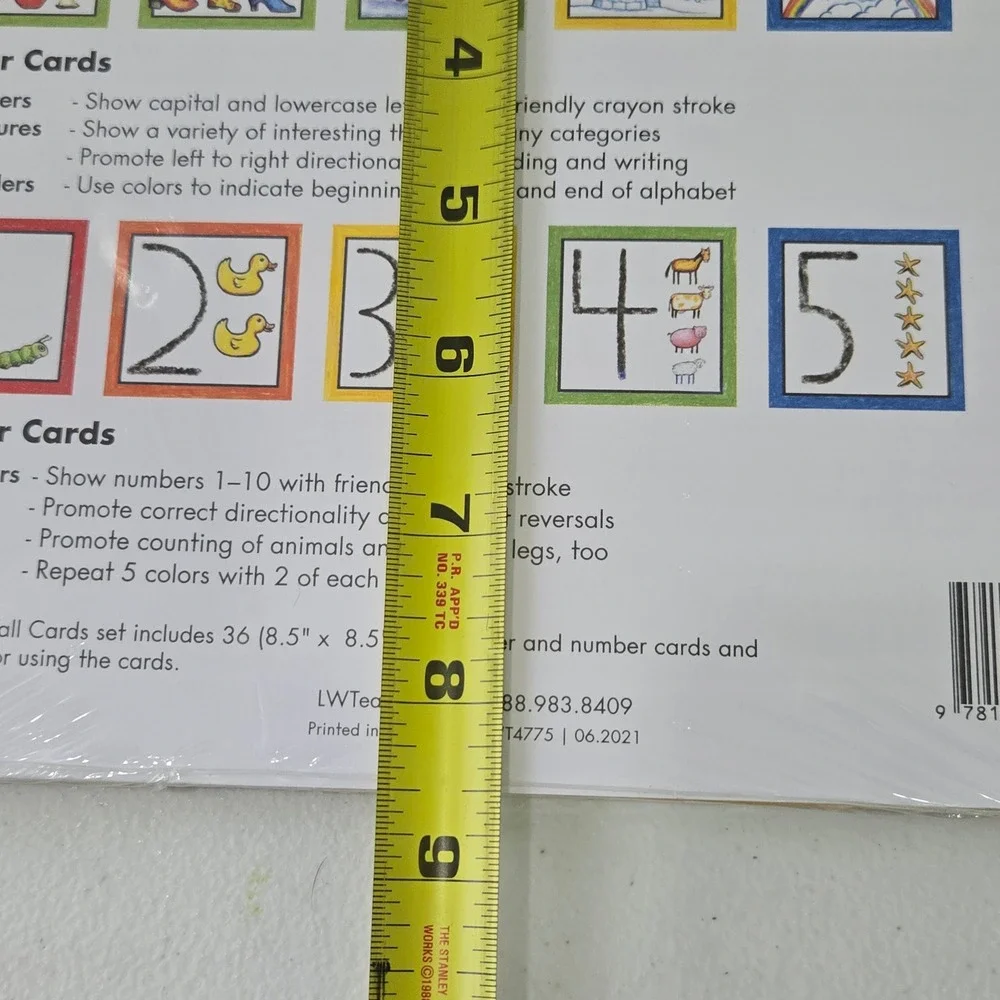 Learning Without Tears Get Set For School Pre-K Color Wall Cards LWT4775 36ct